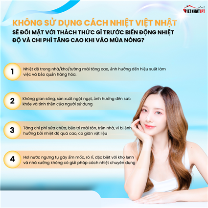 ỨNG DỤNG THỰC TẾ CỦA XỐP CÁCH NHIỆT VIỆT NHẬT